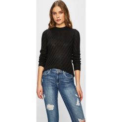 Jacqueline de Yong - Sweter. Niebieskie swetry damskie marki Jacqueline de Yong, s, bez wzorów, z dzianiny, bez rękawów, bez kaptura. Za 89,90 zł.