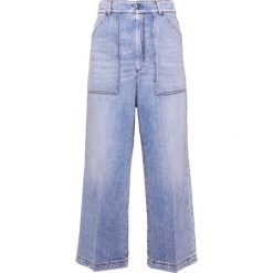 Jeansy damskie: Sportmax Code MAIA Jeansy Dzwony stone blue