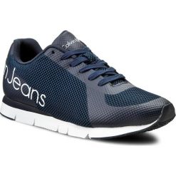 Sneakersy CALVIN KLEIN JEANS - Jack SE8526 Navy. Niebieskie sneakersy męskie Calvin Klein Jeans, na co dzień, bez wzorów, z jeansu, eleganckie, bez zapięcia. Za 509,90 zł.