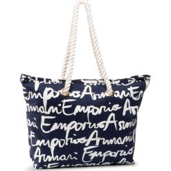 Torebka EMPORIO ARMANI - 262653 0P821 19834 All Over Ea Blue. Niebieskie torebki klasyczne damskie Emporio Armani, bez wzorów, z materiału, eleganckie, bez dodatków. W wyprzedaży za 329,00 zł.