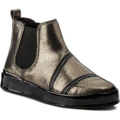 Sztyblety GUESS - Vanina FLVNI4 LEL10 BRONZ. Żółte botki damskie skórzane marki Guess. W wyprzedaży za 349,00 zł.