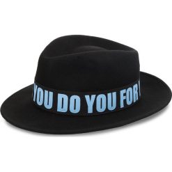 Kapelusz TRUSSARDI JEANS - Fedora Felt 59Z00107 K303. Czarne kapelusze damskie marki Trussardi Jeans, z wełny. W wyprzedaży za 229,00 zł.