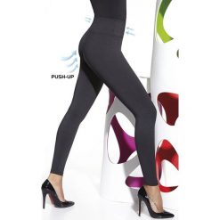 Modelujące legginsy Candy. Rajstopy damskie wyszczuplające Basbleu, bez wzorów. Za 94,99 zł.