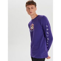 Koszulka z długimi rękawami Dragon Ball - Fioletowy. Fioletowe koszulki męskie Cropp, s, bez wzorów, bez kołnierzyka, z długim rękawem, długie. Za 69,99 zł.