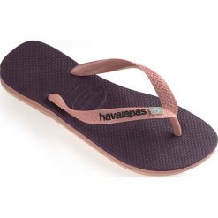 Havaianas - Japonki. Fioletowe klapki damskie Havaianas, bez wzorów, z materiału, bez obcasa, na obcasie. W wyprzedaży za 89,90 zł.