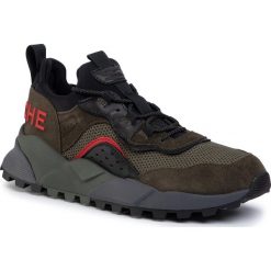 Sneakersy VOILE BLANCHE - Clubo4 0012014400.03.1F08 Militare/Nero. Zielone sneakersy męskie Voile Blanche, na co dzień, bez wzorów, ze skóry, klasyczne, bez zapięcia. W wyprzedaży za 519,00 zł.