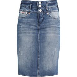 Herrlicher RAYA SKIRT Spódnica jeansowa bloom. Niebieskie spódniczki jeansowe marki Herrlicher. Za 379,00 zł.