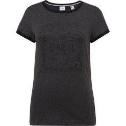 O'Neill Audra Koszulka Czarny Szary. Szare koszulki damskie O'Neill, s, z haftami, z bawełny, bez kołnierzyka, z krótkim rękawem. Za 111,95 zł.