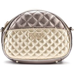 Guess Brielle Mini Cross body bag Złoty Srebrny. Szare torebki klasyczne damskie Guess, w paski, z materiału, bez dodatków. Za 461,95 zł.