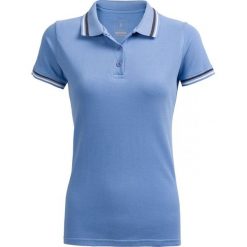 Koszulka polo damska TSD614 - niebieski - Outhorn. Niebieskie koszulki damskie marki Outhorn, na imprezę, z bawełny, polo. W wyprzedaży za 29,99 zł.
