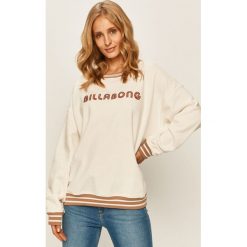 Billabong - Bluza. Białe bluzy damskie Billabong, s, z aplikacjami, z bawełny, bez rękawów, bez kaptura. Za 259,90 zł.