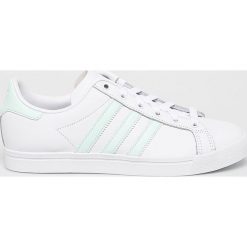 Adidas Originals - Buty Coast Star W. Białe buty sportowe damskie adidas Originals, bez wzorów, ze skóry, sportowe. W wyprzedaży za 279,90 zł.