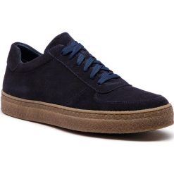 Sneakersy GINO ROSSI - Square MPU163-304-R500-5400-T 95. Niebieskie sneakersy męskie Gino Rossi, na co dzień, bez wzorów, ze skóry, eleganckie, bez zapięcia. W wyprzedaży za 279,00 zł.