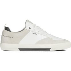 Geox Kaven Tenisówki Biały. Białe trampki męskie Geox, bez wzorów, ze skóry, bez zapięcia. Za 464,95 zł.