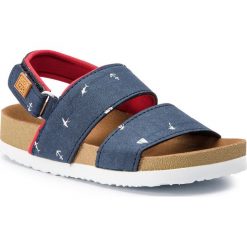 Sandały GIOSEPPO - Mainz 47472 S Navy. Niebieskie sandały chłopięce marki Gioseppo, ze skóry ekologicznej, bez zapięcia. Za 139,00 zł.