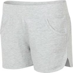 Bermudy damskie: Spodenki dresowe damskie SKDD001 – chłodny jasny szary