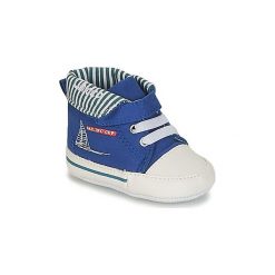 Buty Dziecko Chicco NOCE. Niebieskie trampki chłopięce marki Chicco, bez wzorów, bez zapięcia. Za 71,20 zł.