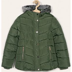Blukids - Kurtka dziecięca 140-170 cm. Żółte kurtki dziewczęce Blukids, bez wzorów, z poliesteru, krótkie, z kapturem. Za 149,90 zł.