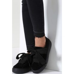Czarne Creepersy Fast Step. Czarne półbuty damskie marki vices, bez wzorów, bez obcasa, na platformie, na sznurówki. Za 54,99 zł.