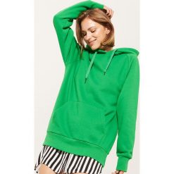 Długa bluza z kapturem - Zielony. Zielone bluzy rozpinane damskie House, l, z długim rękawem, długie, z kapturem. W wyprzedaży za 49,99 zł.