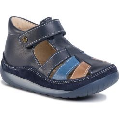 Sandały NATURINO - Falcotto Laguna Vl 0011500726.01.1C24 Navy/Azzurro/Sabbia. Niebieskie sandały chłopięce Naturino, ze skóry, bez zapięcia. Za 329,00 zł.