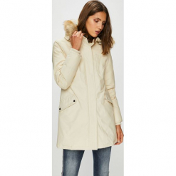 Tommy Jeans - Kurtka puchowa. Szare bomberki damskie Tommy Jeans, l, z bawełny, z kapturem. Za 1149,00 zł.