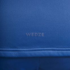 Kurtka narciarska 980 damska. Niebieskie kurtki damskie WED'ZE, m, bez wzorów, z elastanu, bez kaptura, na fitness i siłownię. Za 199,99 zł.