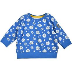Bluza w kolorze niebieskim. Niebieskie bluzy niemowlęce BLUE SEVEN Kids, bez wzorów, z bawełny, bez rękawów, bez kaptura. W wyprzedaży za 22,95 zł.