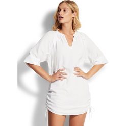 Koszula plażowa Seafolly 53868-CU. Koszule damskie Seafolly, na plażę, bez wzorów, bez kołnierzyka, bez rękawów. Za 339,00 zł.