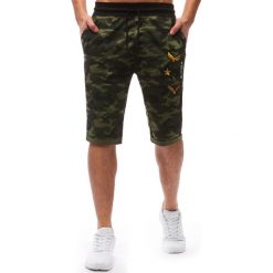 Spodenki i szorty męskie: Spodenki dresowe męskie woodland camo (sx0613)