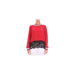 Swetry Love Moschino WCC5300T9352. Czerwone swetry damskie Love Moschino, bez wzorów, bez rękawów, bez kaptura. Za 395,32 zł.