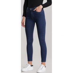 Granatowe Jeansy Charonis. Niebieskie jeansy damskie Renee. Za 89,99 zł.