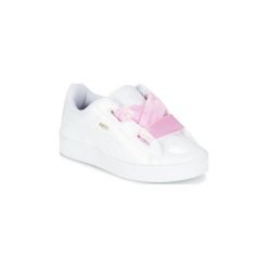 Buty Dziecko Puma BASKET HEART PATENT PS. Białe trampki dziewczęce Puma, bez wzorów, bez zapięcia. Za 220,20 zł.