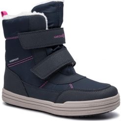 Śniegowce GEOX - J Zorian G.B Wpf A J744TA 0FUCE C4268 D Navy/Fuchsia. Niebieskie śniegowce dziewczęce Geox. W wyprzedaży za 299,00 zł.
