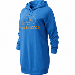 New Balance WD03501FCB. Pomarańczowe bluzy damskie New Balance, xs, bez wzorów, z bawełny, bez rękawów, z kapturem. Za 329,99 zł.