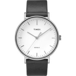 Timex - Zegarek TW2R26300. Czarne zegarki damskie Timex, ze stali. W wyprzedaży za 299,90 zł.