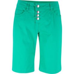 Luźniejsze bermudy Boyfriend bonprix zielony oceaniczny. Zielone spodnie damskie bonprix. Za 74,99 zł.