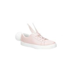 Trampki i tenisówki damskie: Buty Casu Trampki króliczki z pomponem 6168
