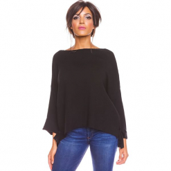 Sweter "Sonia" w kolorze czarnym. Czarne swetry oversize damskie marki So Cachemire, s, z kaszmiru. W wyprzedaży za 173,95 zł.