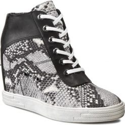 Sneakersy CARINII - B3066 Crotalo Vero Opalo Roccia/Classic Nero. Szare sneakersy damskie marki Carinii, ze skóry, na obcasie. W wyprzedaży za 249,00 zł.