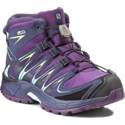Buty zimowe chłopięce: Trapery SALOMON – Xa Pro 3D Mid Cswp J 398530 09 M0 Acai/Evening Blue/Biscay Green