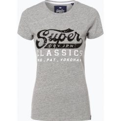 T-shirty damskie: Superdry – T-shirt damski, szary
