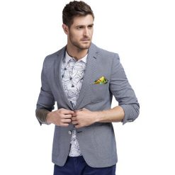 Marynarka ZACARIA MAG00006. Białe marynarki męskie Giacomo Conti, m, bez wzorów, z poliesteru. Za 299,00 zł.