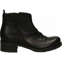Botki - S108 VIT NERO. Czarne botki damskie skórzane Venezia. Za 229,00 zł.