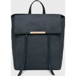 Answear - Plecak. Niebieskie plecaki damskie ANSWEAR, bez wzorów, ze skóry ekologicznej, eleganckie. W wyprzedaży za 69,90 zł.