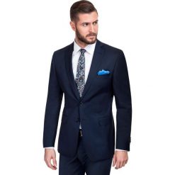 Marynarka MARCO 2 15-04M2B. Niebieskie marynarki męskie Giacomo Conti, m, bez wzorów, z poliesteru, eleganckie. Za 898,00 zł.