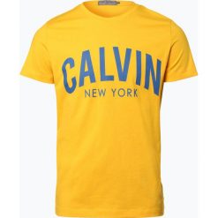 Calvin Klein Jeans - T-shirt męski, żółty. Żółte t-shirty męskie z nadrukiem Calvin Klein Jeans, m, z jeansu. Za 139,95 zł.