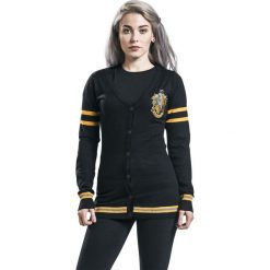 Kardigany damskie: Harry Potter Hufflepuff Kardigan damski czarny