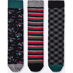 Medicine - Skarpety Xmas (3-pack). Czarne skarpetki męskie MEDICINE, z bawełny. Za 39,90 zł.