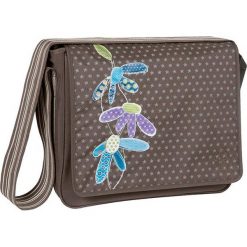 Torebki klasyczne damskie: Torba na akcesoria do przewijania „Casual Messenger Bag” w kolorze szarobrązowym – 36,5 x 31,5 x 14 cm na akcesoria do przewijania #